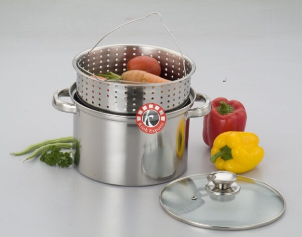 Pasta Cooker set (3 pcs- glass lid)