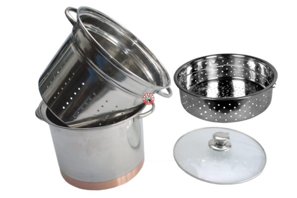 Copper Bottom Pasta Cooker set-4 pcs