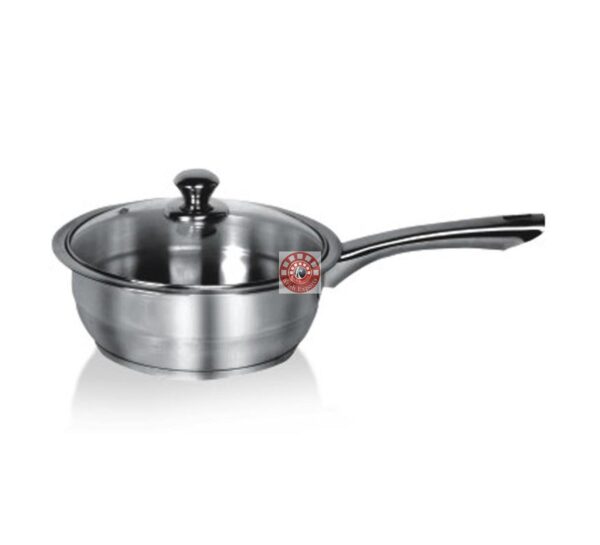 Encapsulated Professional Sauce Pan - steel  handle