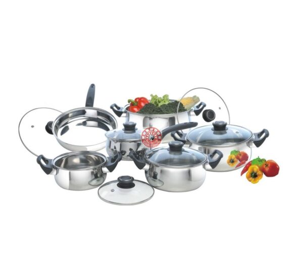 Encapsulated   Belly Cookware set- bakelite handle