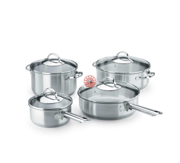 Encapsulated   Super Cookware set- steel handle