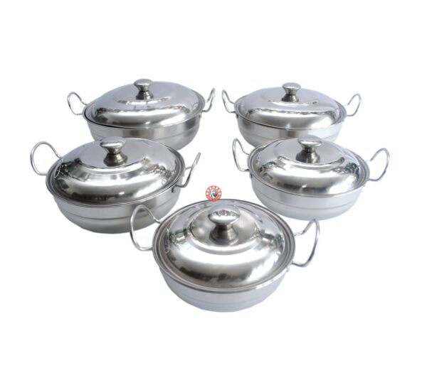 Kohinoor Kadai Dish Set with Wire Handle