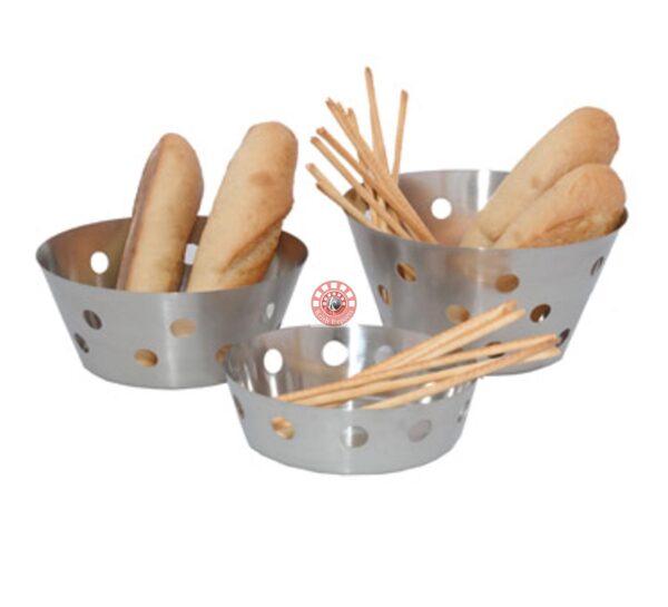 Heavy Bread Basket with Round Cutting