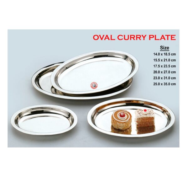 Oval Curry Plate