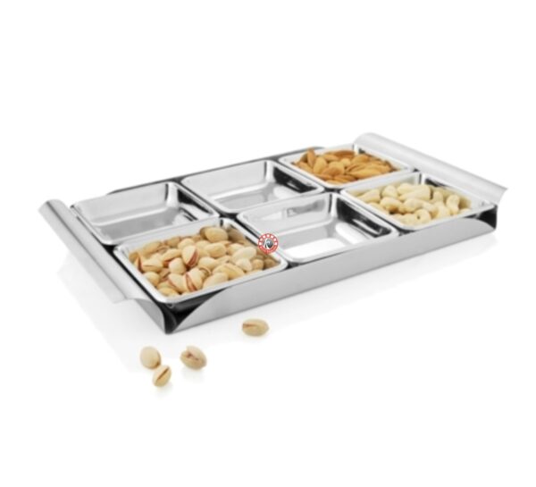 Square Bowl Snack Tray Set