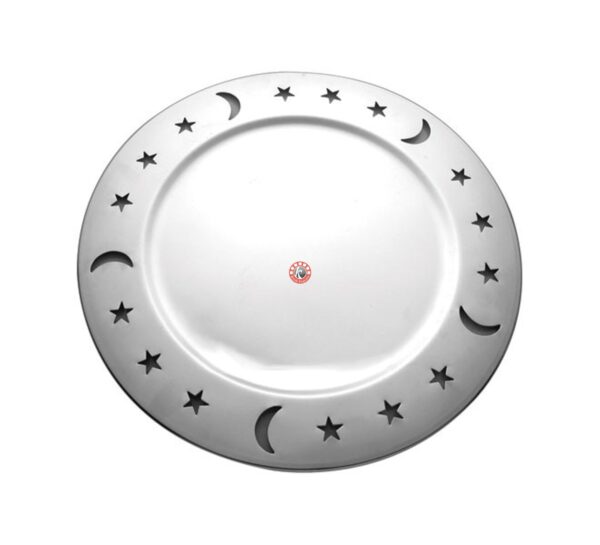 Charger Plate with MoonStar Holes