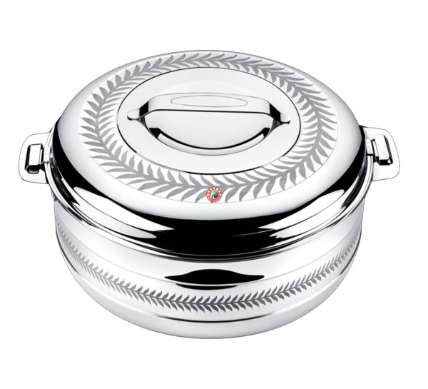 Compact Round Hot Pot - SILVERY