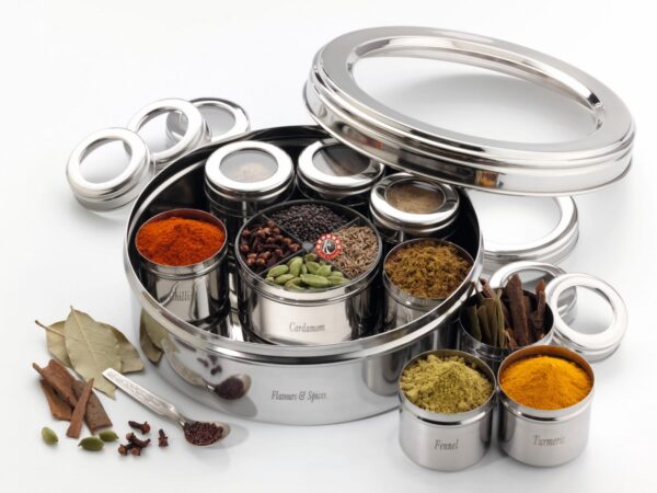 See Through Lid Masala Dabba