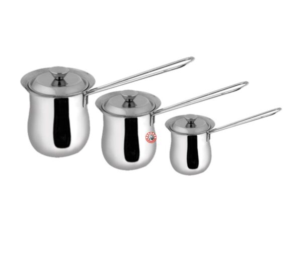 3 Pcs Coffee Warmer with Lid & SS Wire Handle