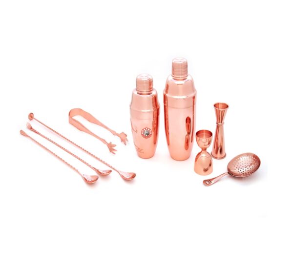 Bar Set - Pure Copper-9 Pcs