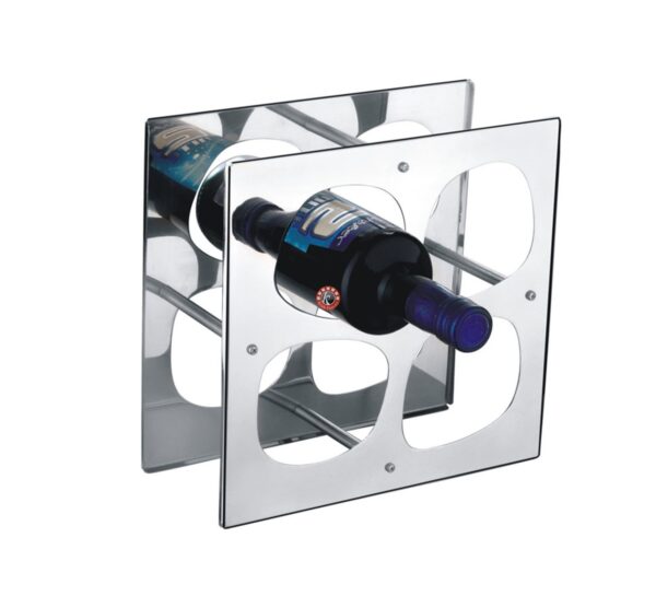 4 Wine Bottle Holder - Squared