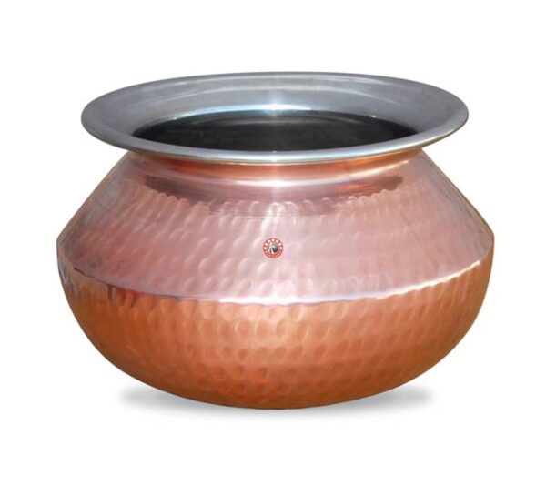 Punjabi Handi - Copper Hammerred