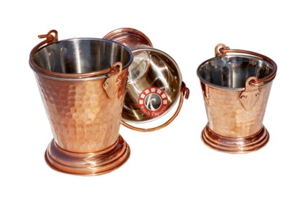 Curry Bucket - Copper Hammerred