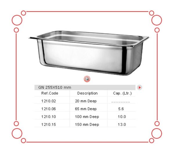 GN 255 X 510 MM