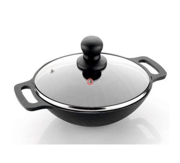 Cast Iron Casserole with Glass Lid